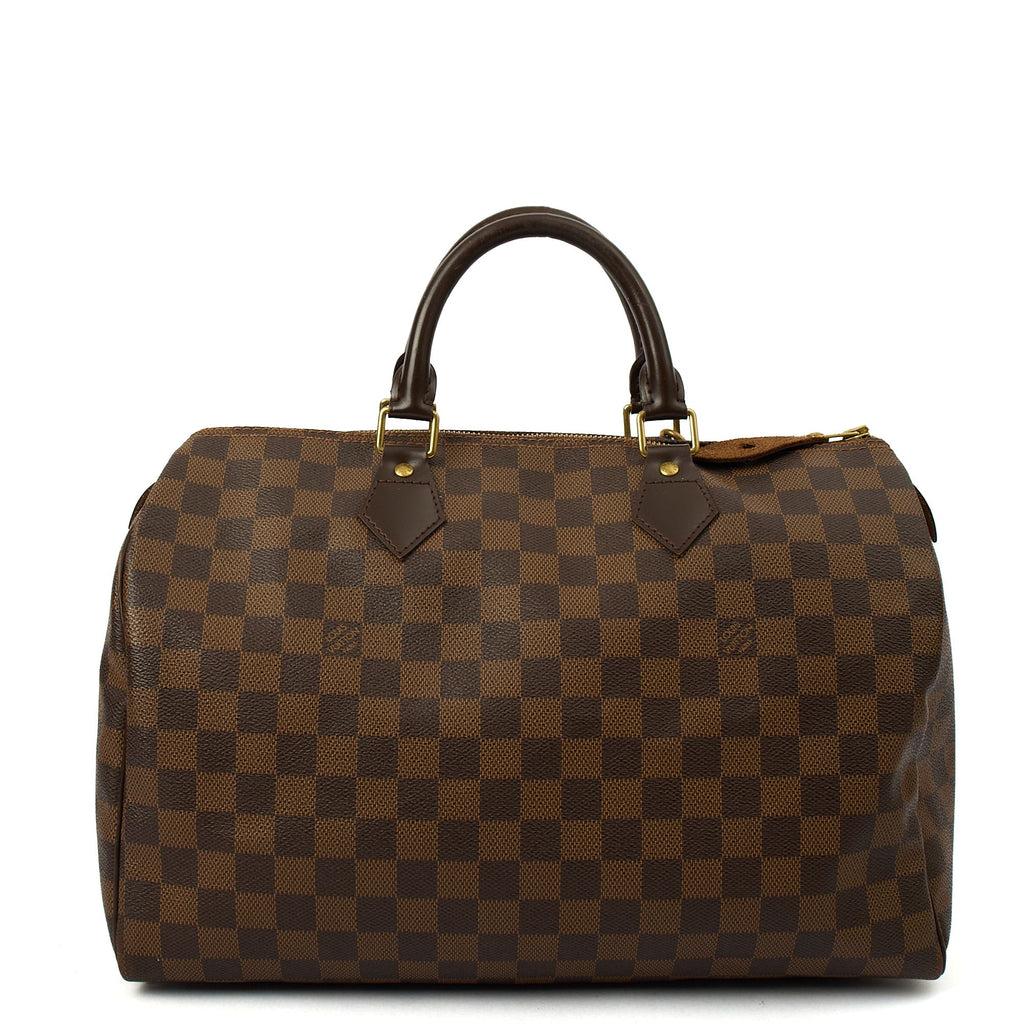 Louis Vuitton Speedy 35 in Damier, Canvas — Alternate View 10