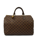 Louis Vuitton Speedy 35 in Damier, Canvas — Front View