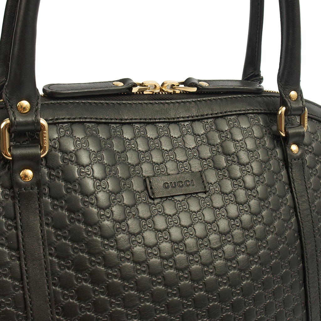 Gucci Cross Body Guccisima Tote in Black, Guccissima — Lifestyle View