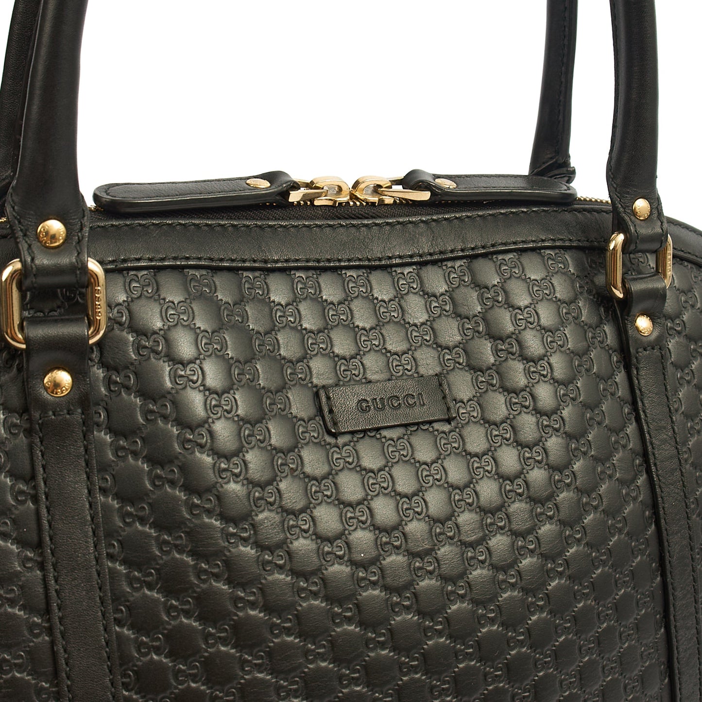 Gucci Cross Body Guccisima Tote in Black, Guccissima — Lifestyle View