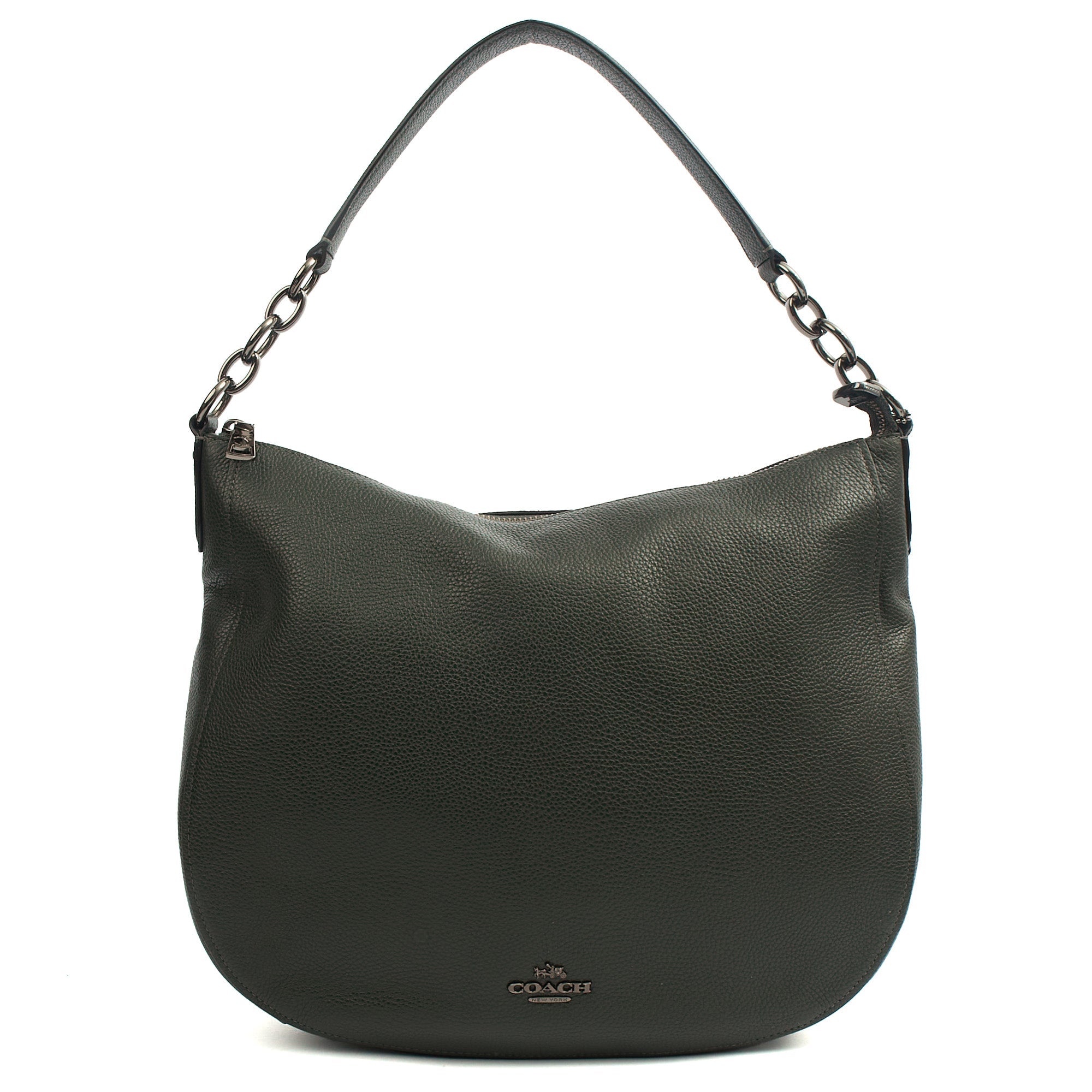 Coach Tote Chelsea Hobo 32 in Green, Leather — Alternate View 13