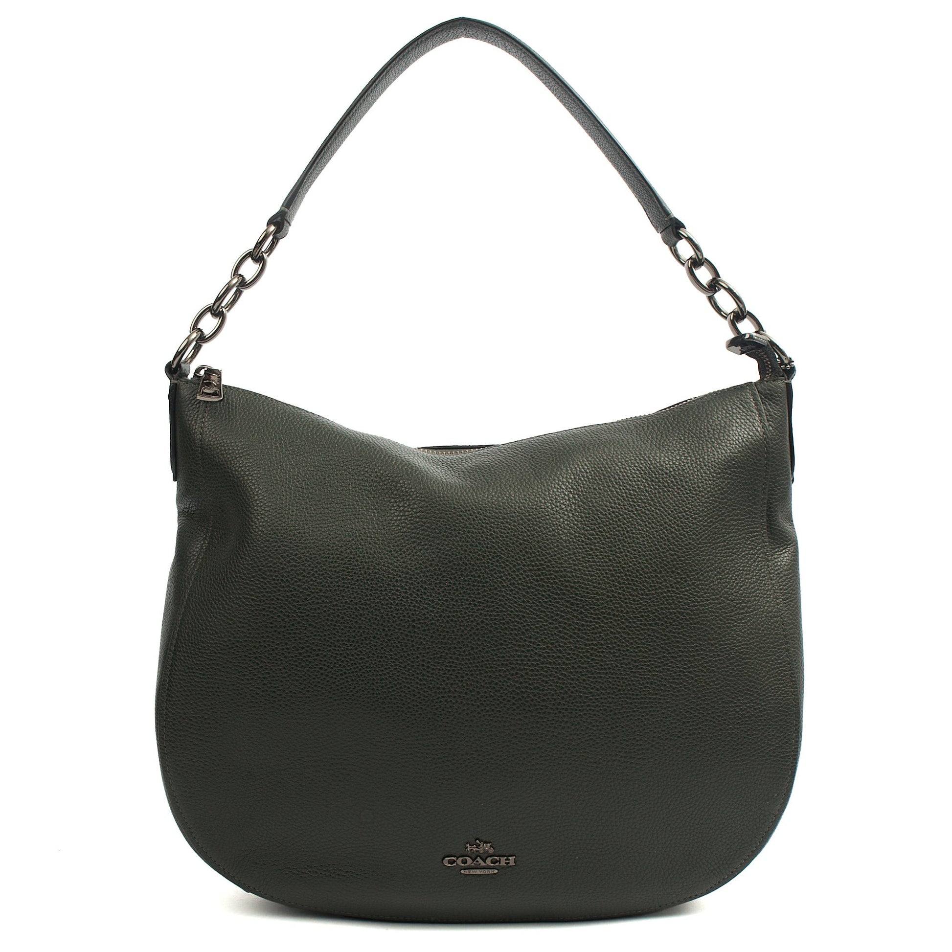 Coach Tote Chelsea Hobo 32 in Green, Leather — Alternate View 7