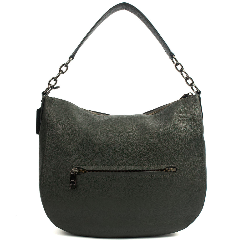 Coach Tote Chelsea Hobo 32 in Green, Leather — Top View