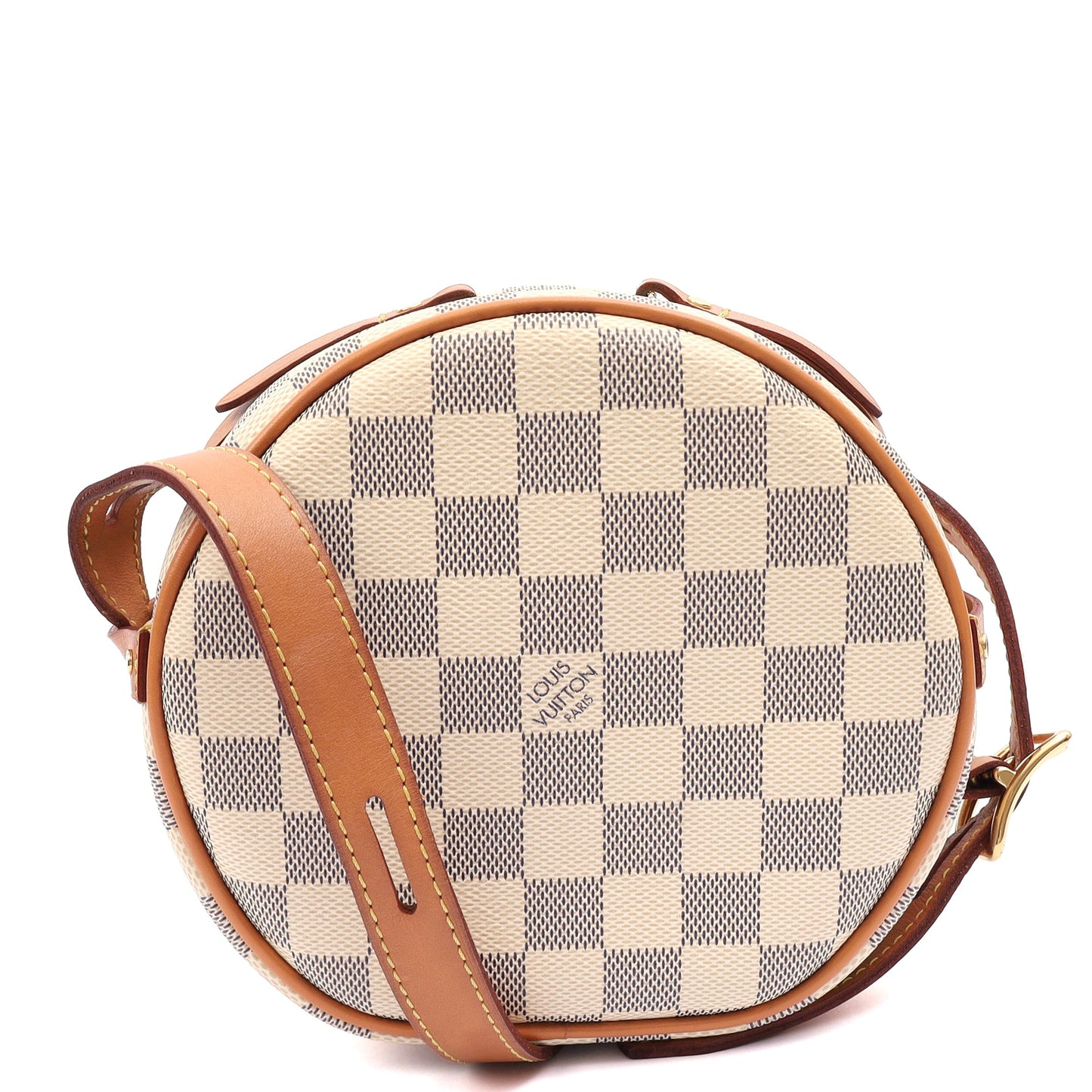 Louis Vuitton Cross Body Tambourin in Damier Azur, Canvas — Alternate View 15