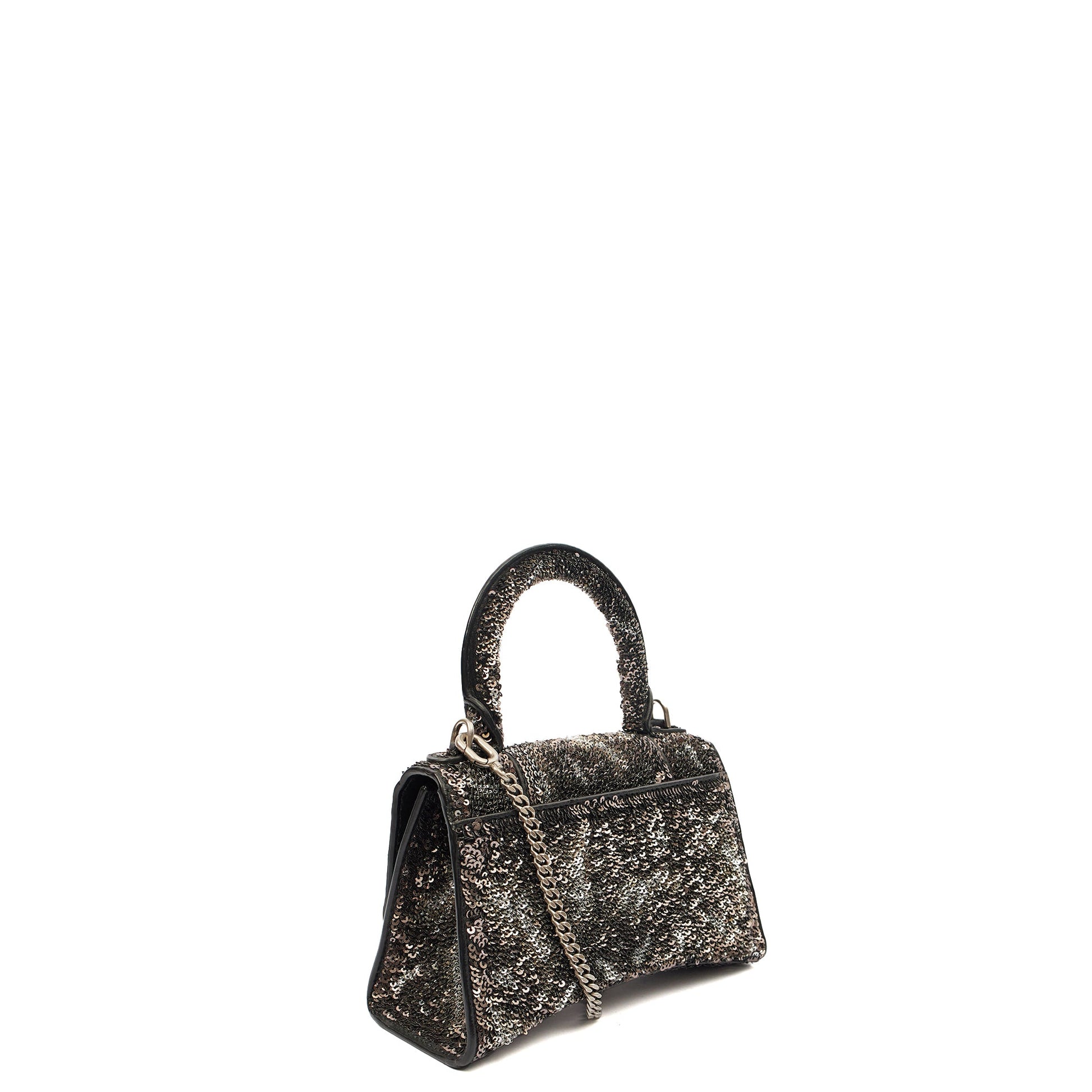 Balenciaga Top Handle Hourglass XS in Metallic, Other — Alternate View 16