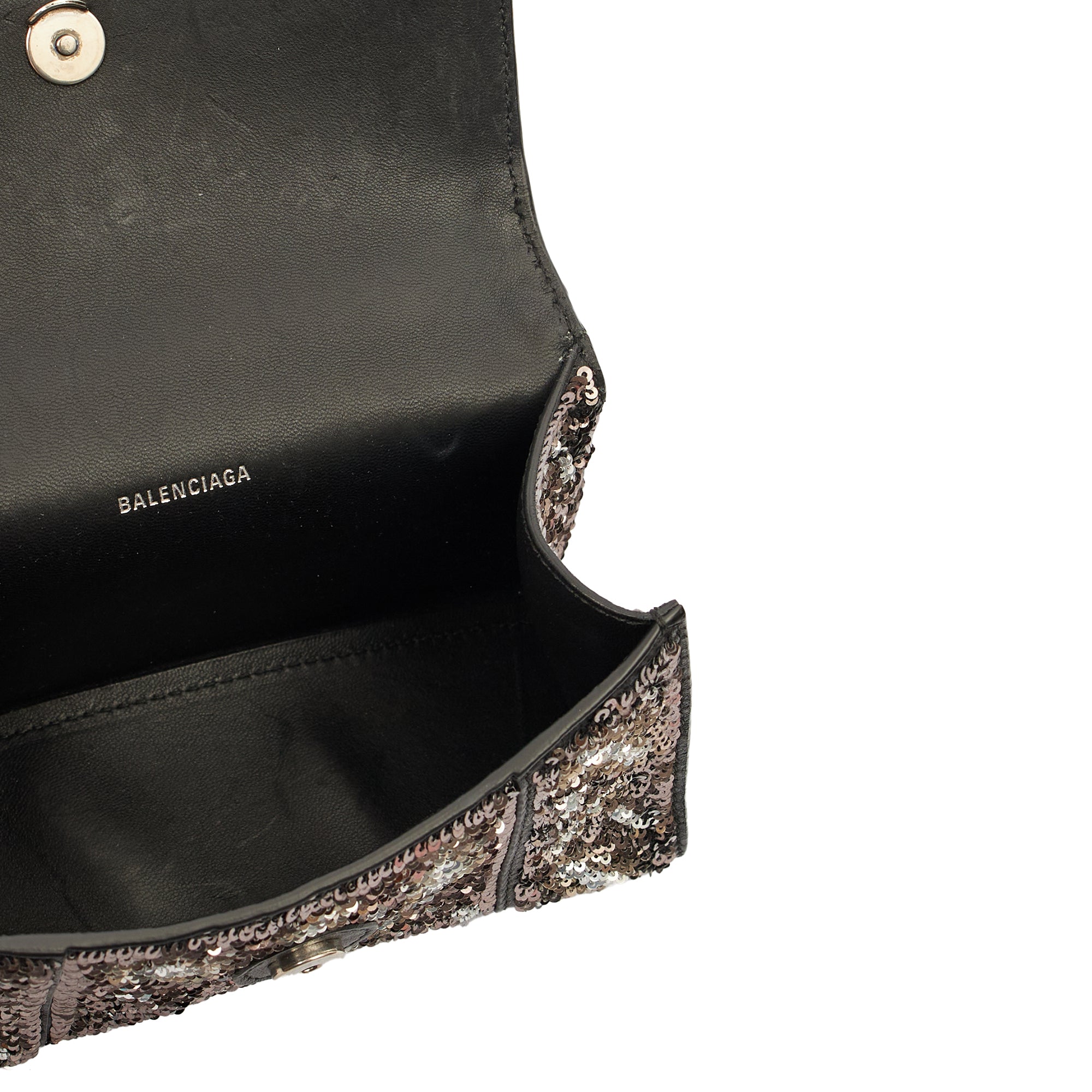 Balenciaga Top Handle Hourglass XS in Metallic, Other — Alternate View 14