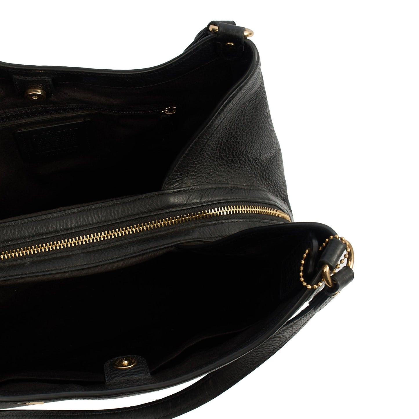 Coach Tote Kristy in Black, Leather — Detail View