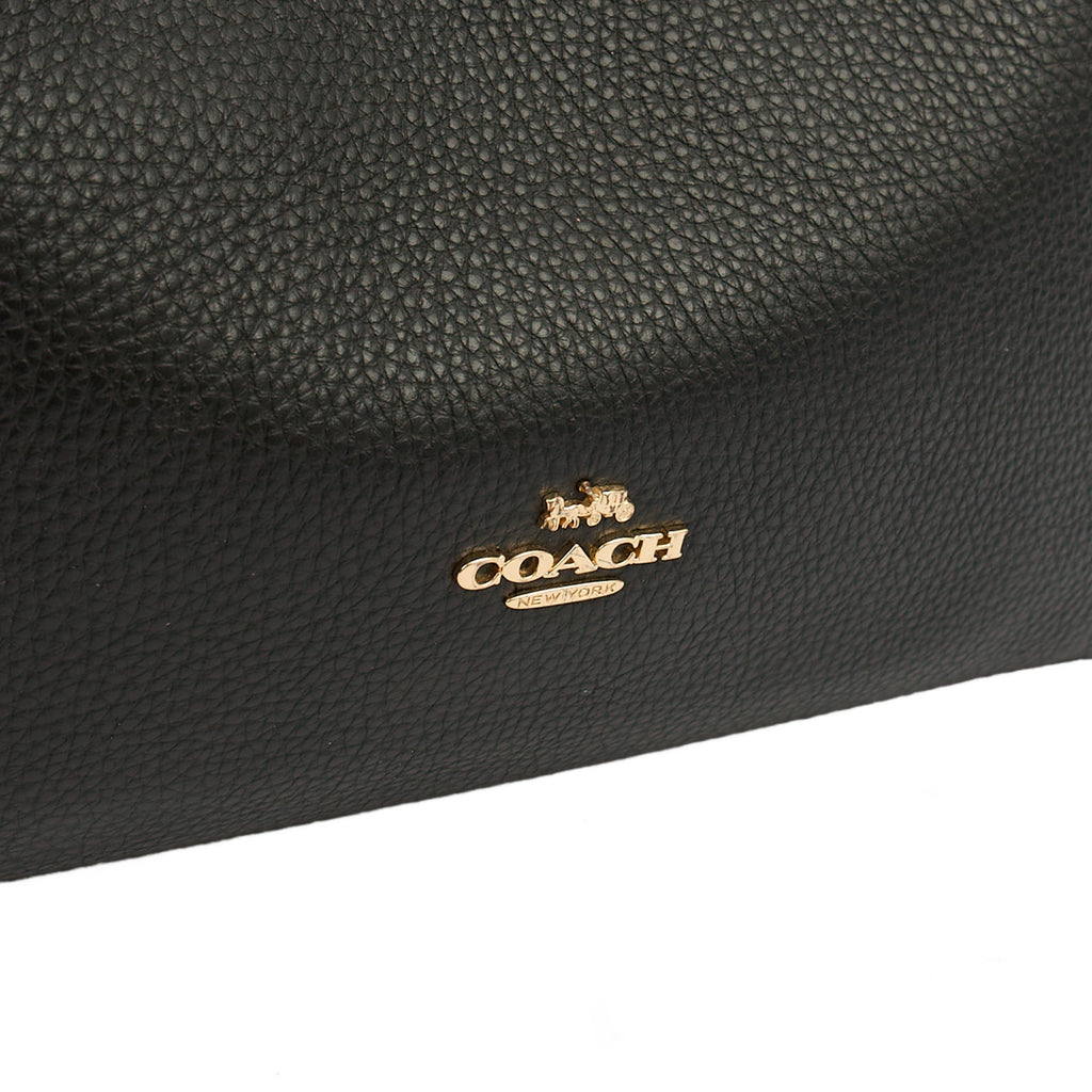 Coach Tote Kristy in Black, Leather — Lifestyle View