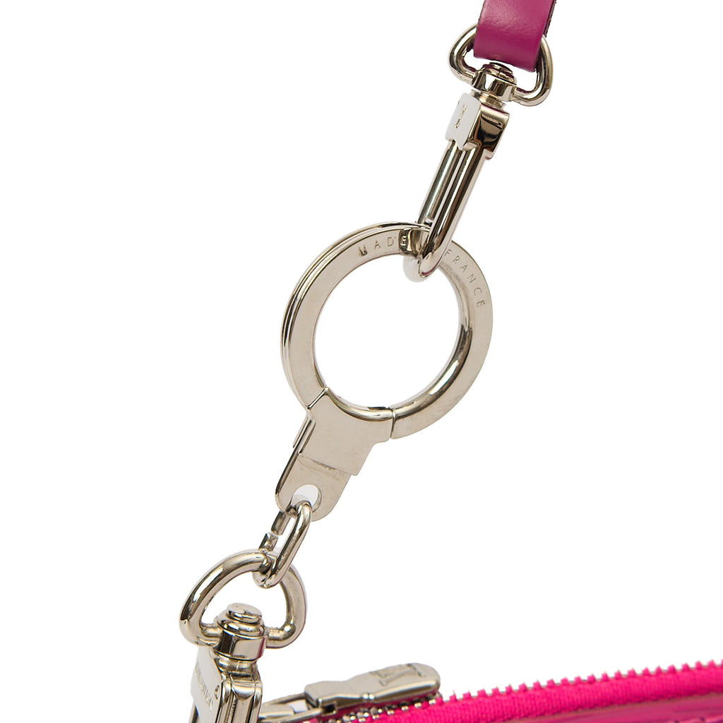 Louis Vuitton Shoulder Bag Pochette in Purple, Epi Leather — Lifestyle View