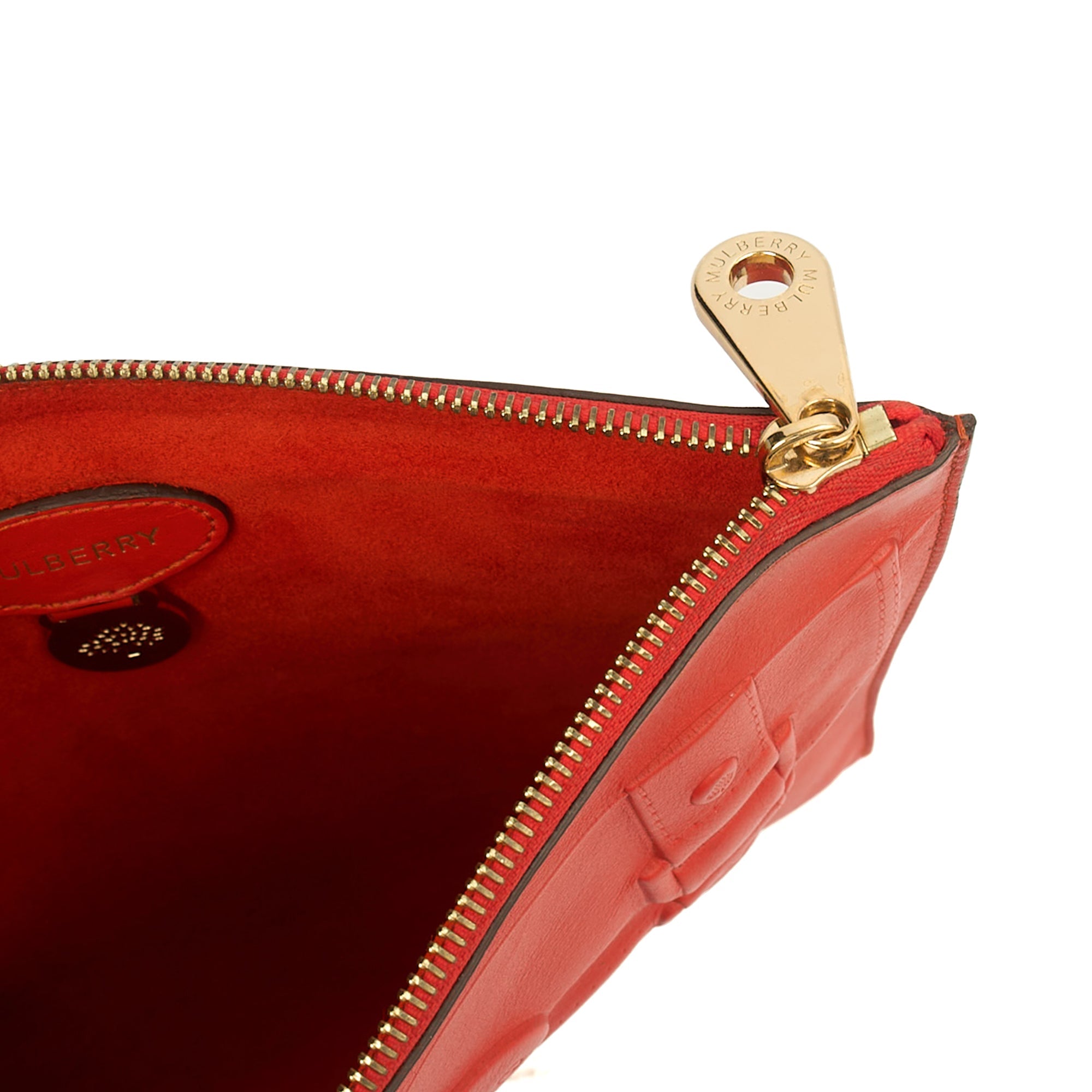 Mulberry Clutch Alexa Clutch in Red, Leather — Alternate View 11