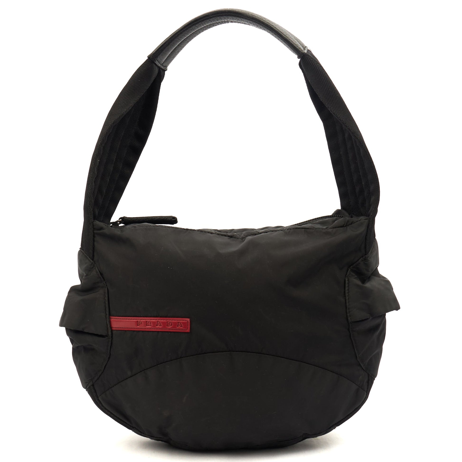 Prada Shoulder Bag Nylon Shoulder Bag in Black, Nylon — Alternate View 7