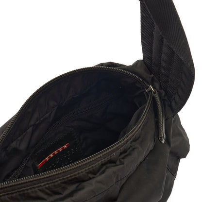 Prada Shoulder Bag Nylon Shoulder Bag in Black, Nylon — Alternate View 12
