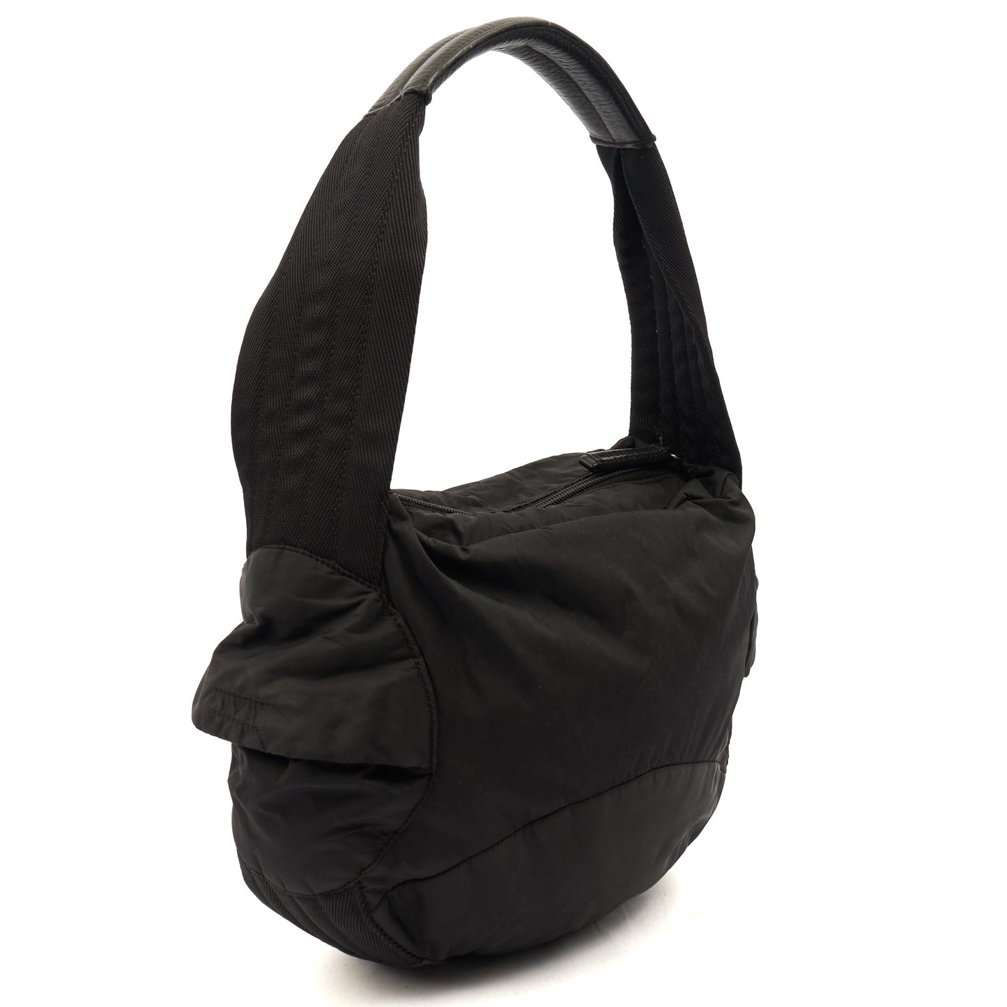 Prada Shoulder Bag Nylon Shoulder Bag in Black, Nylon — Alternate View 15