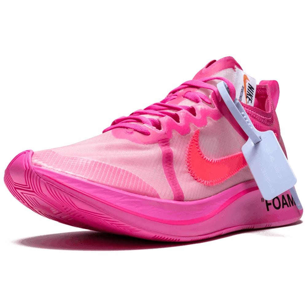 Off-White x Nike Zoom Fly SP Pink — UK 3 | EU 35.5 | US 3.5 — Top View