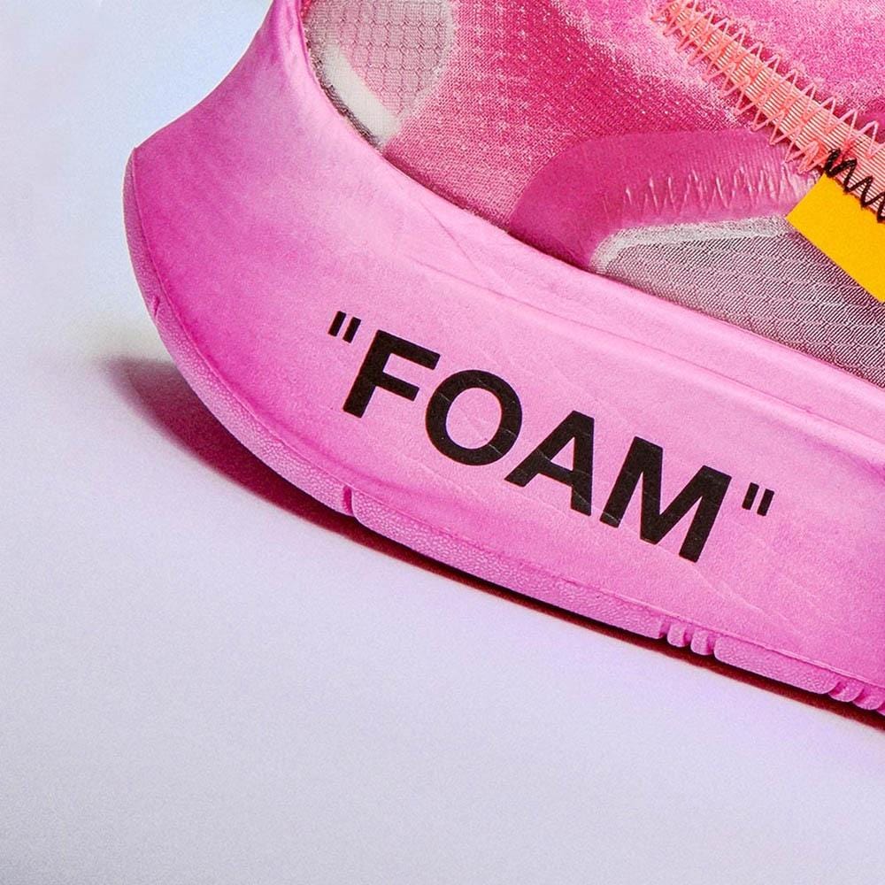 Off-White x Nike Zoom Fly SP Pink — UK 3 | EU 35.5 | US 3.5 — Lifestyle View