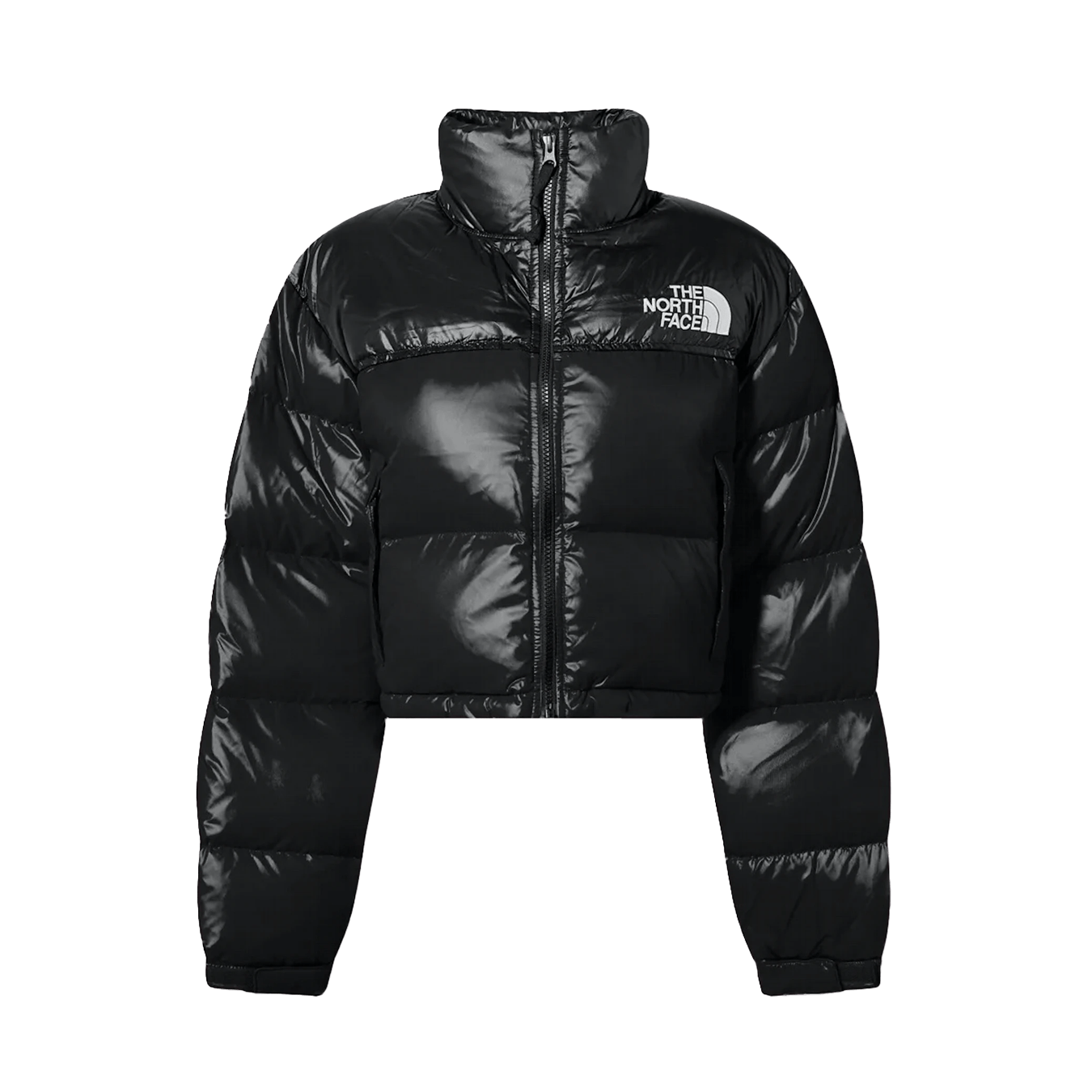 The North Face Womens Nuptse 700 Fill Short Jacket TNF 'Black' — XXS — Front View