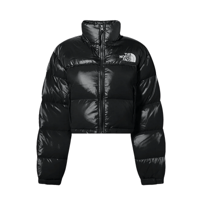 The North Face Womens Nuptse 700 Fill Short Jacket TNF 'Black' — XXS — Front View