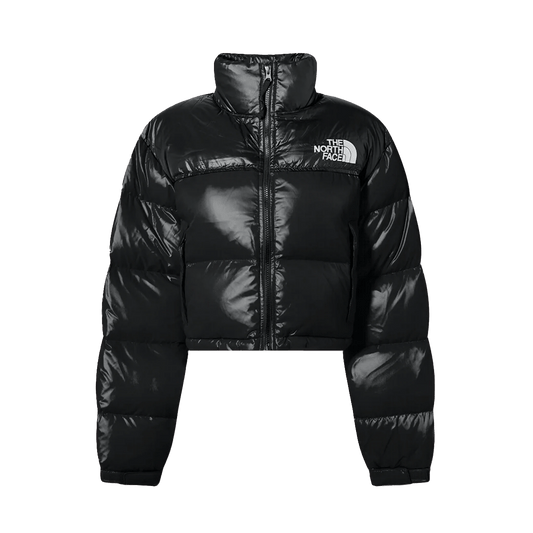 The North Face Womens Nuptse 700 Fill Short Jacket TNF 'Black' — XXS — Front View