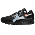 Off-White x Nike Air Max 90 Black — UK 3 | EU 35.5 | US 3.5 — Front View