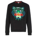Kenzo Tiger Applique Sweatshirt Black — XXS — Front View