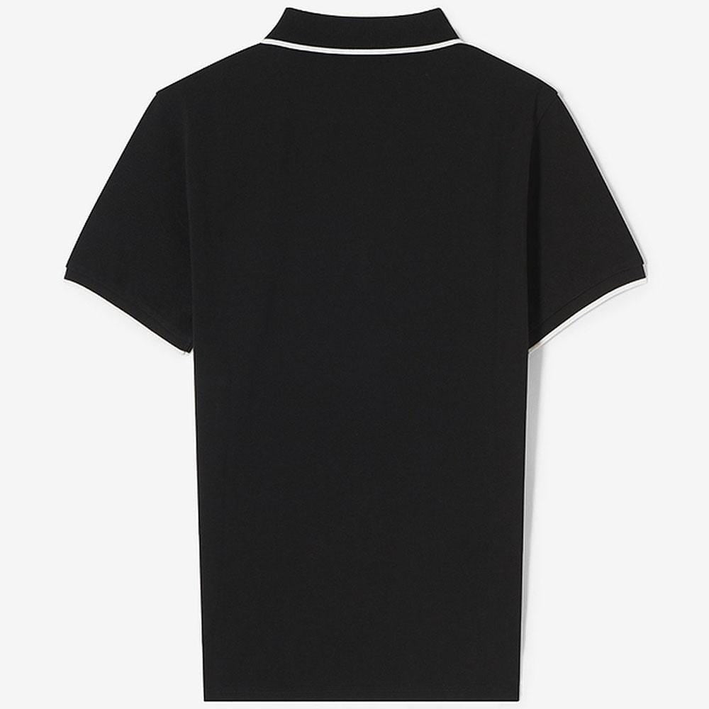 Kenzo Slim Fit Tiger Polo Shirt "Black" — XXS — Top View