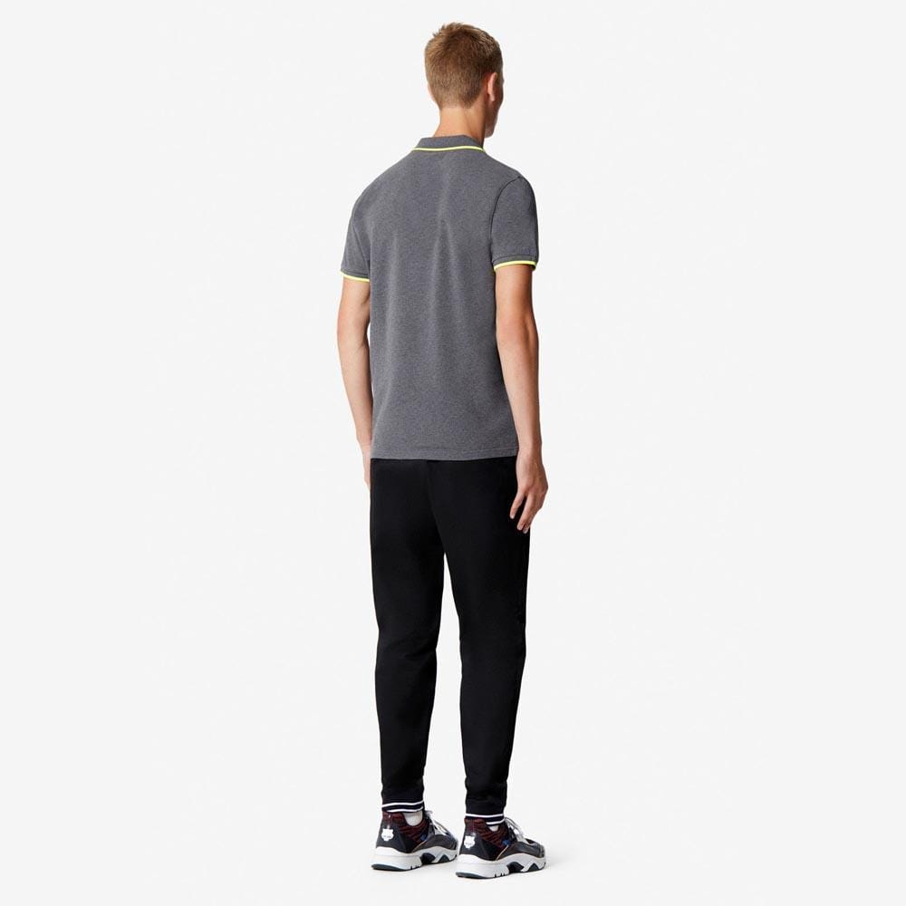 Kenzo Slim Fit Tiger Polo Shirt "Dark Grey" — XXS — Lifestyle View