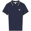 Kenzo Slim Fit Tiger Polo Shirt "Ink" — XXS — Front View