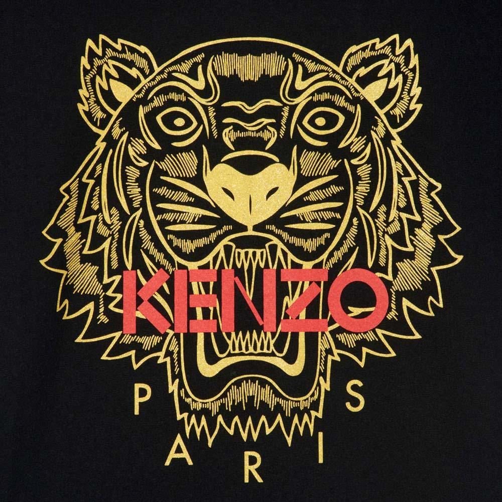 Kenzo Tiger t-shirt 'Exclusive Capsule' Black — XXS — Detail View