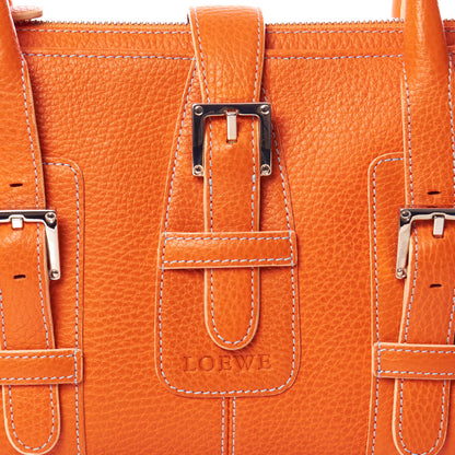 Loewe Vintage Shoulder Bag in Orange, Leather — Alternate View 24