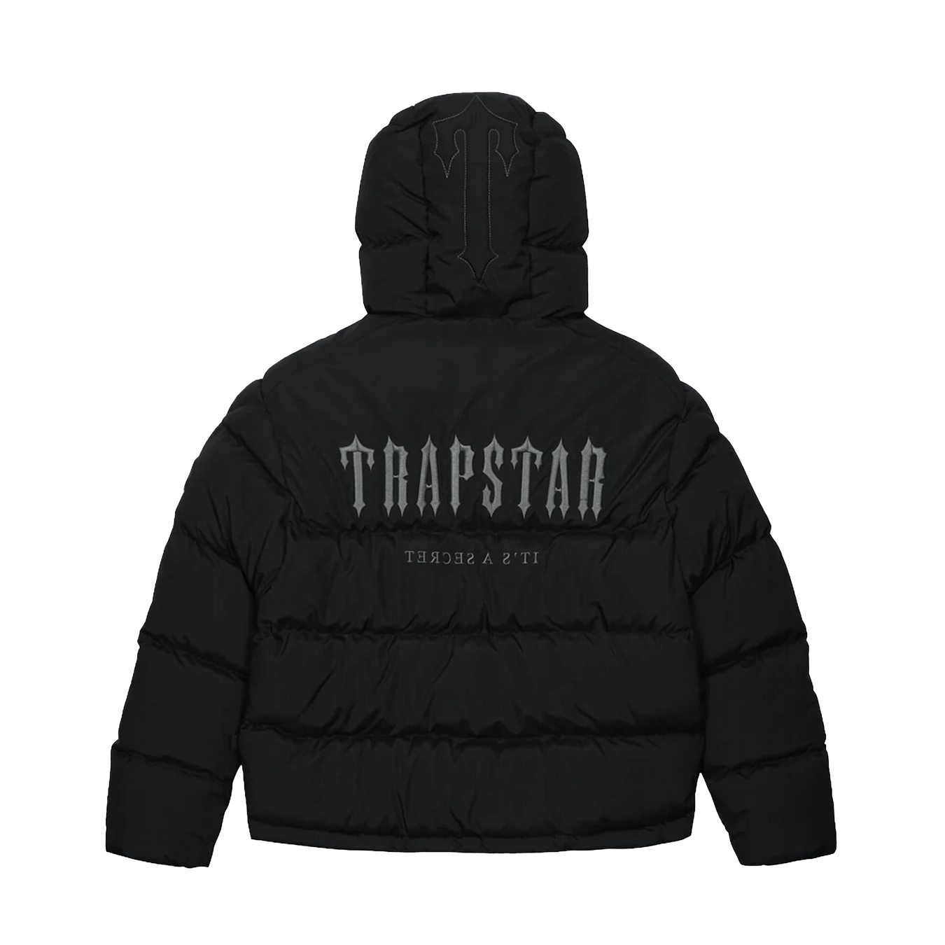 Trapstar Decoded Puffer 2.0 - Black — XXS — Front View