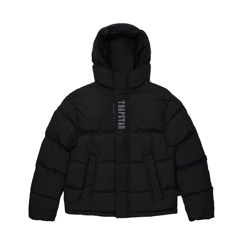Trapstar Decoded Puffer 2.0 - Black — XXS — Side View