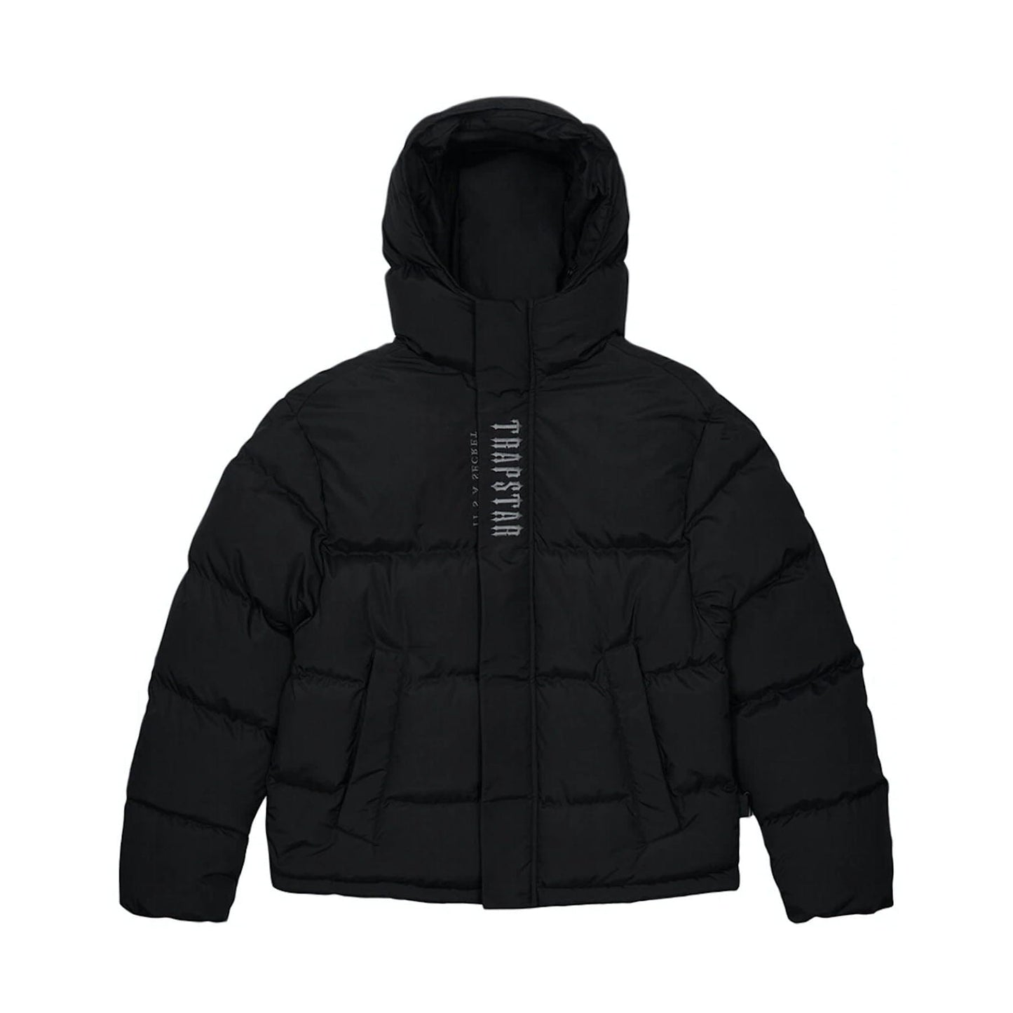 Trapstar Decoded Puffer 2.0 - Black — XXS — Side View