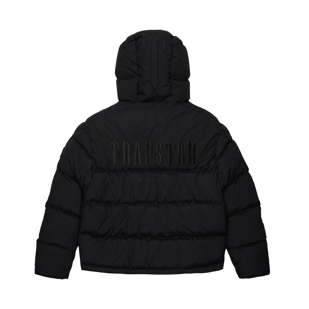 Trapstar Decoded Puffer 2.0 - Blackout edition — XXS — Front View