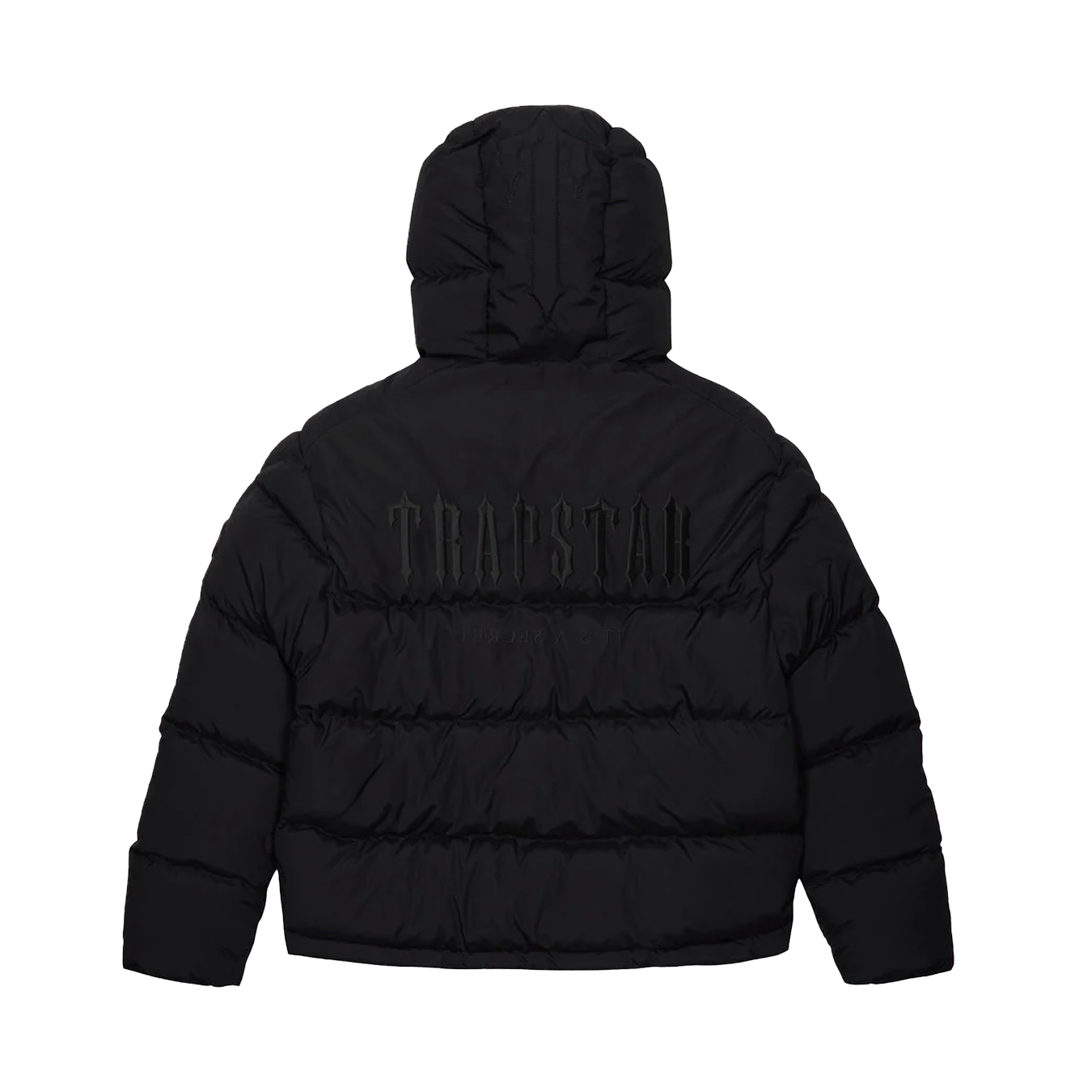 Trapstar Decoded Puffer 2.0 - Blackout edition — XXS — Front View
