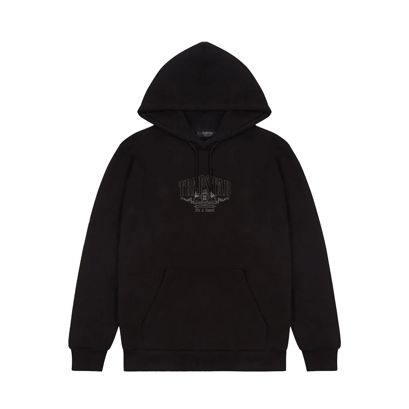 Trapstar Fine Dining 2.0 Hoodie - Black — XXS — Front View