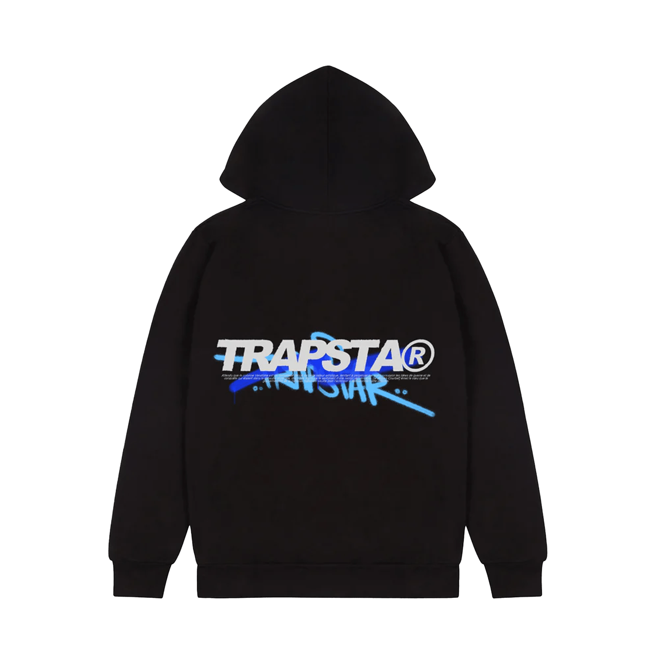 Trapstar Trespass Hoodie - Black — XXS — Front View