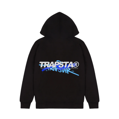 Trapstar Trespass Hoodie - Black — XXS — Front View