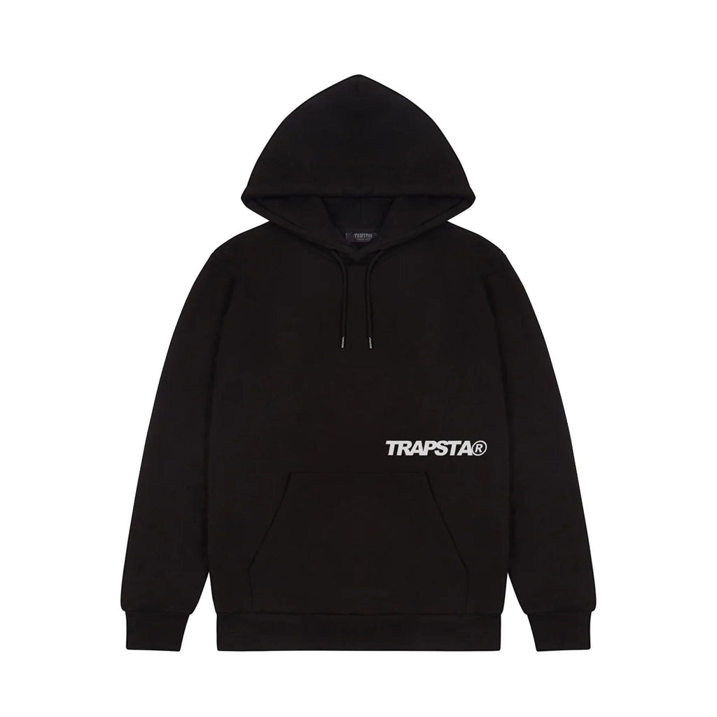 Trapstar Trespass Hoodie - Black — XXS — Side View
