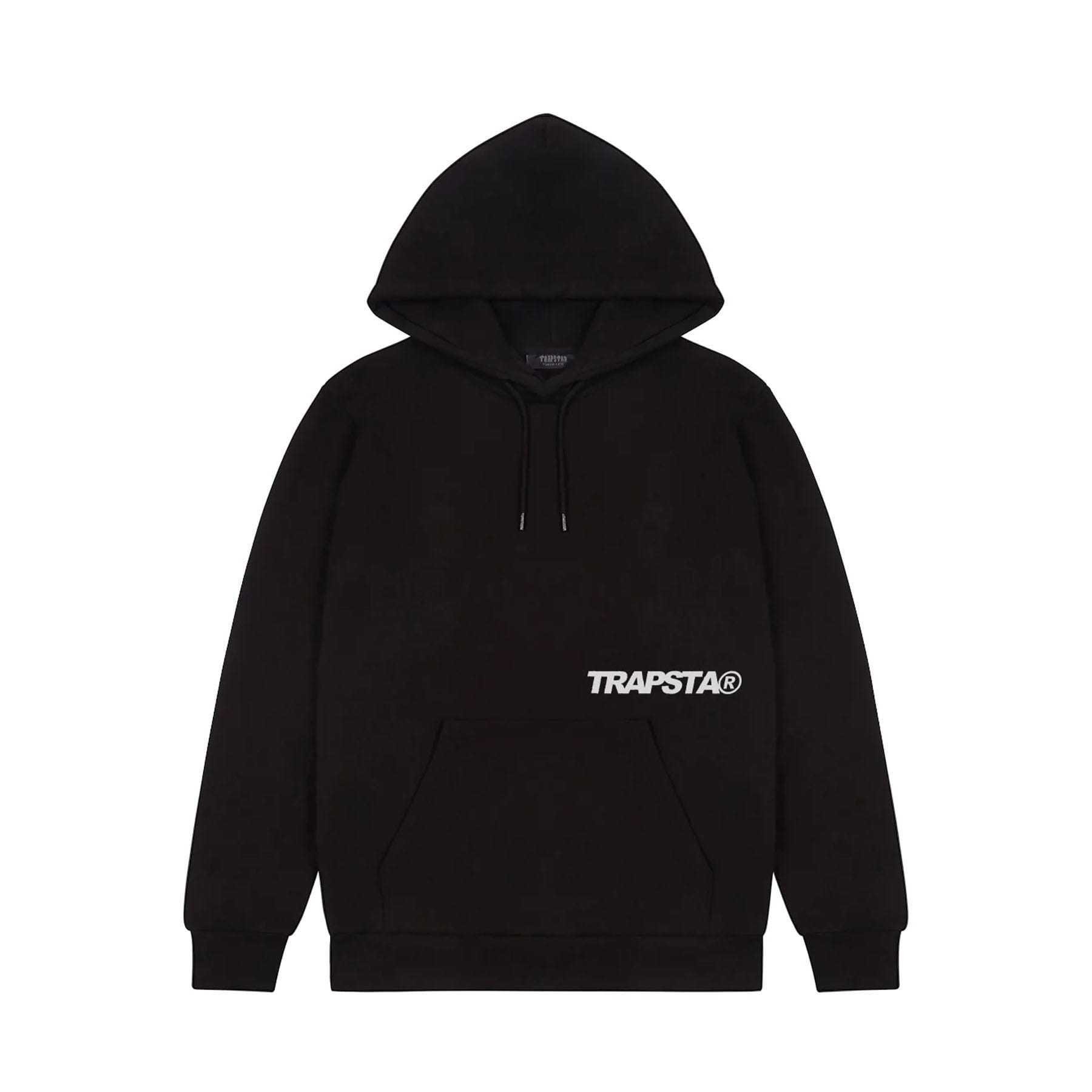Trapstar Trespass Hoodie - Black — XXS — Side View