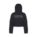 Trapstar Women's Decoded 2.0 Hooded Puffer - Black — XXS — Front View