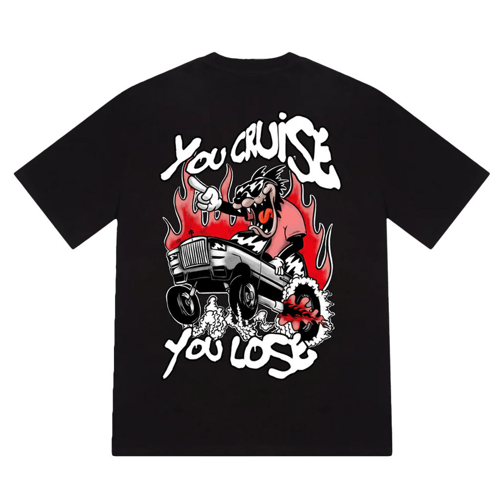 Trapstar You Cruise You Lose 2.0 Tee - Black — XXS — Front View