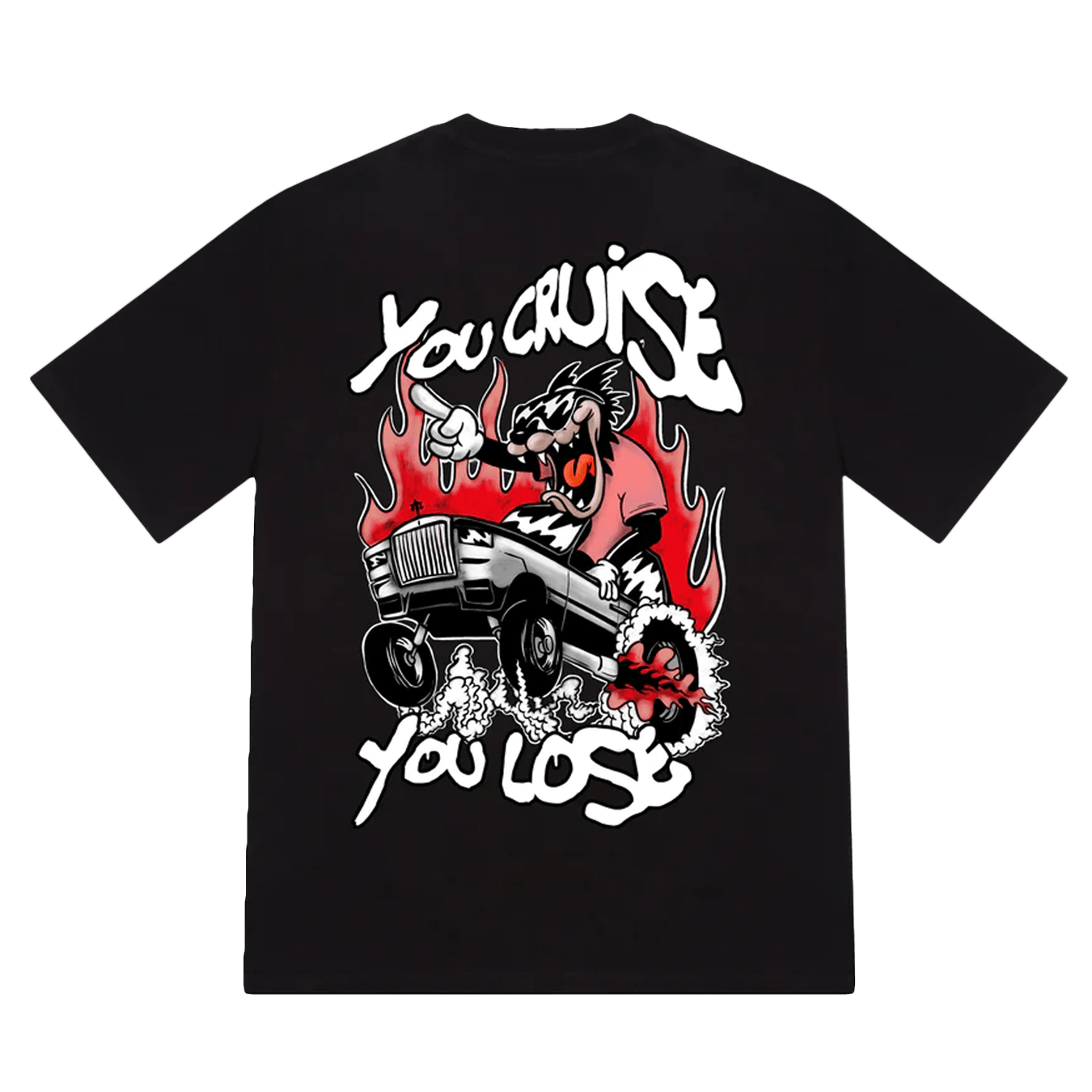 Trapstar You Cruise You Lose 2.0 Tee - Black — XXS — Front View