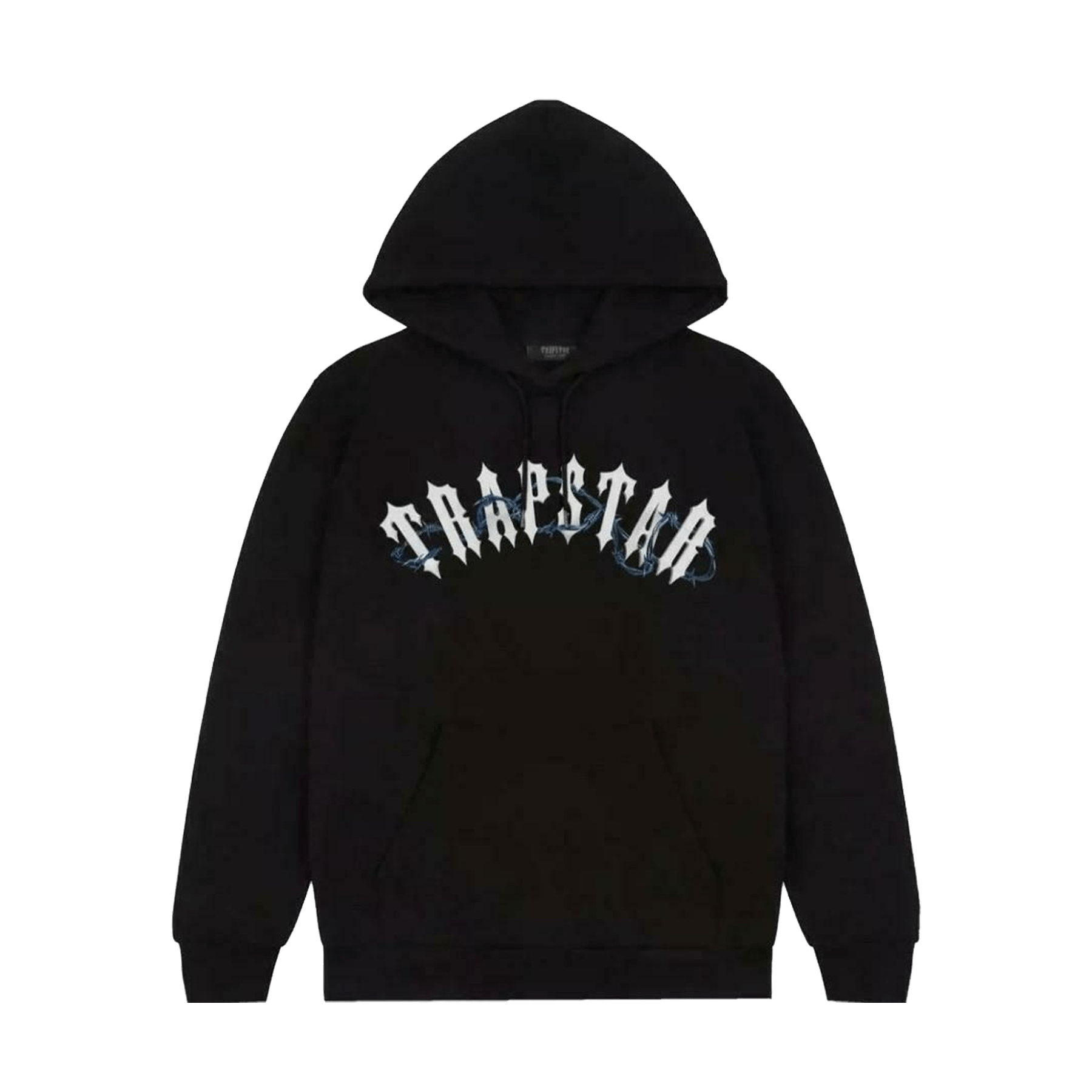 Trapstar Bravery Arch Hoodie Black — XXS — Front View