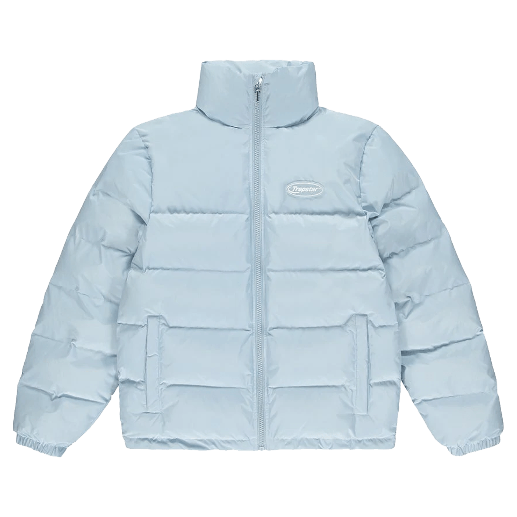 Trapstar Hyperdrive Puffer Jacket - Ice Blue — XXS — Front View