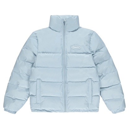 Trapstar Hyperdrive Puffer Jacket - Ice Blue — XXS — Front View
