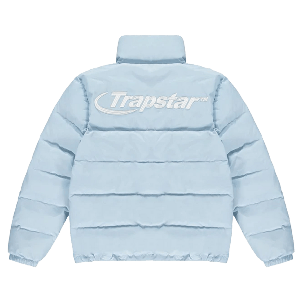 Trapstar Hyperdrive Puffer Jacket - Ice Blue — XXS — Side View