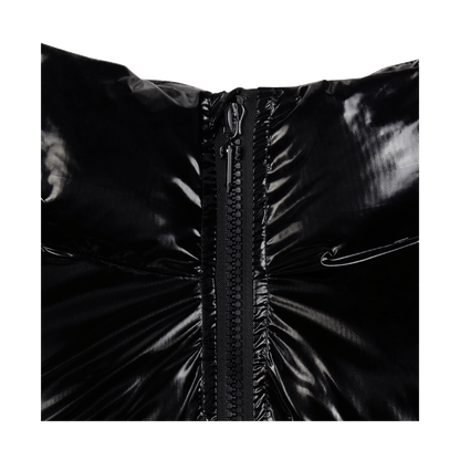 Trapstar Women's Irongate Puffer Jacket - Shiny Black — XXS — Back View