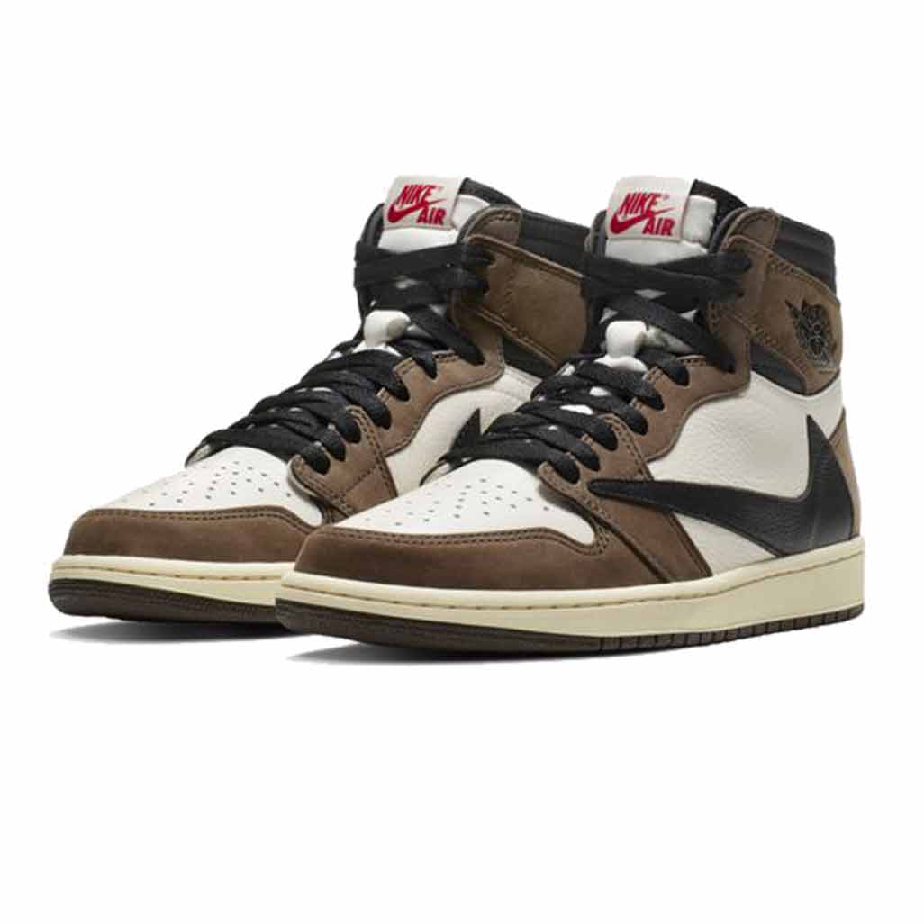 Travis Scott x Jordan 1 Mocha — 3 UK — Back View
