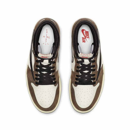 Travis Scott x Jordan 1 Mocha — 3 UK — Detail View