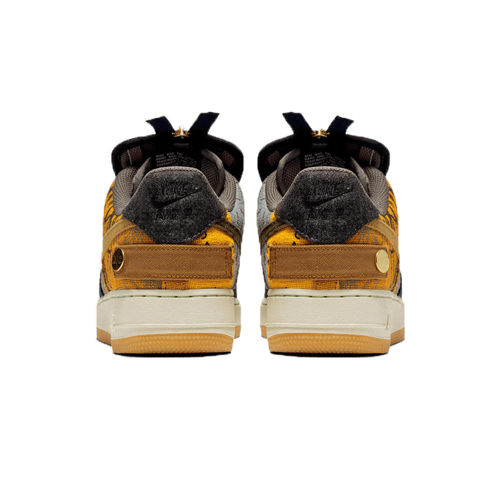 Travis Scott x Nike Air Force 1 Low PS 'Cactus Jack' — UK 10C | EU 27.5 | US 10.5C — Back View